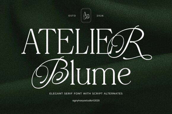 Atelier Blume: A Refined Typeface for Modern Web Design
