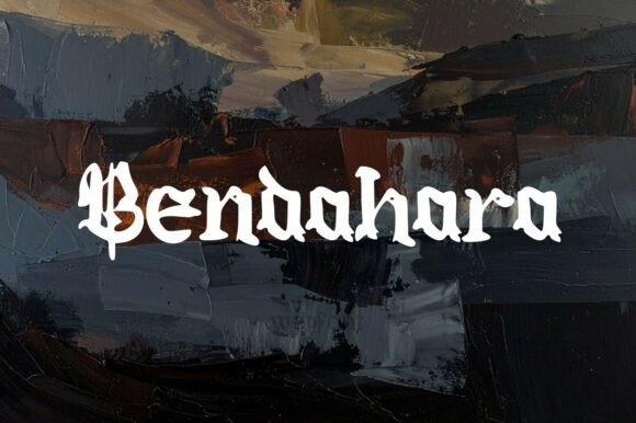 Bendahara: A Gothic Script Typeface Review
