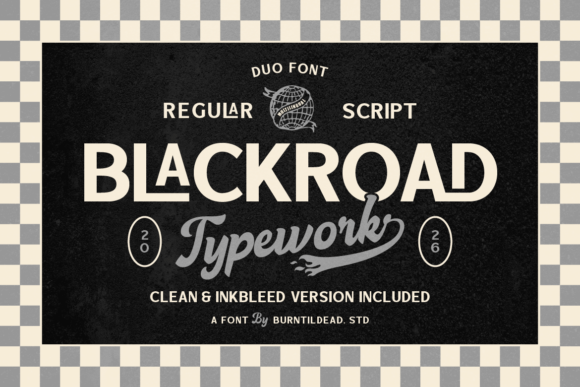 Blackroad: A Bold Duo Font for Modern Web Design