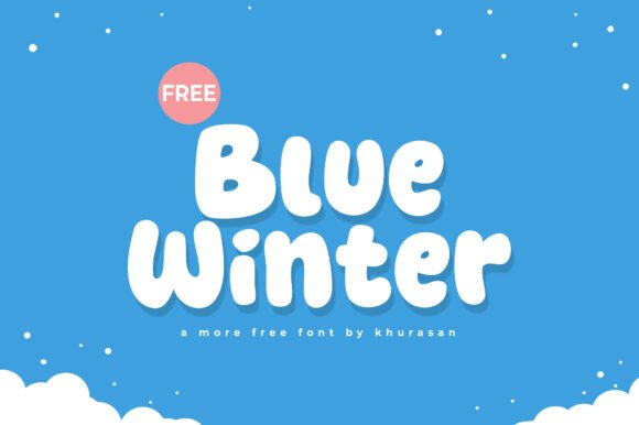 Blue Winter: A Bold Display Font for Playful Branding