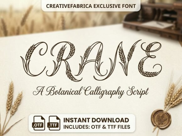 Crane: A Decorative Font for Campaigns