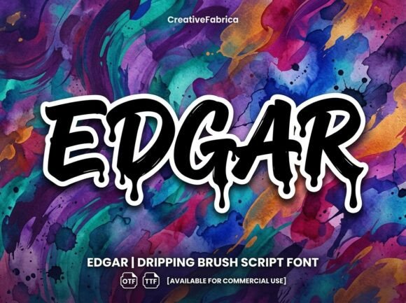 Edgar: The High-Energy Display Font for Bold Marketing