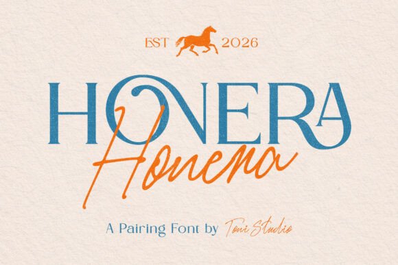 Honera: A Vintage Serif Font for Brand Harmony