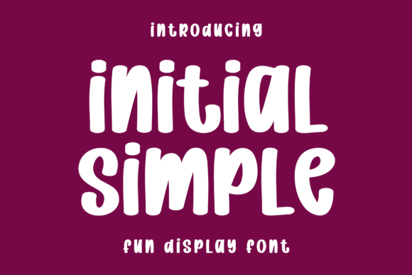 Initial Simple: A Modern Script Font for Marketers