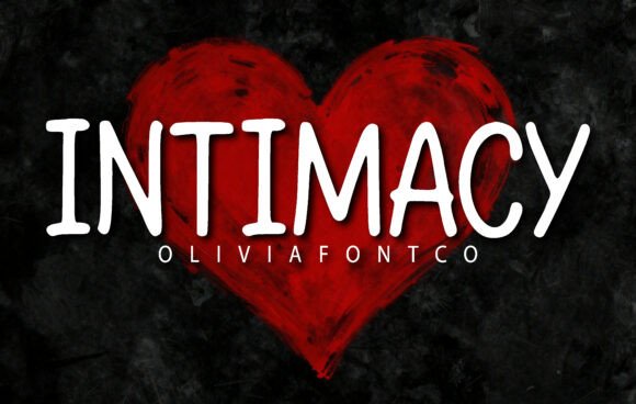 Intimacy: A Handwritten Display Font for Editorial Design