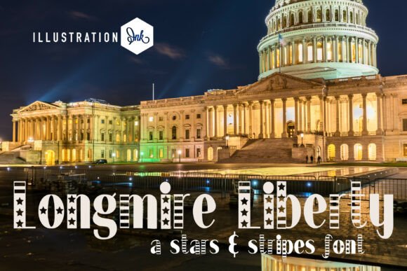 Longmire Liberty: A Patriotic Display Font for Makers
