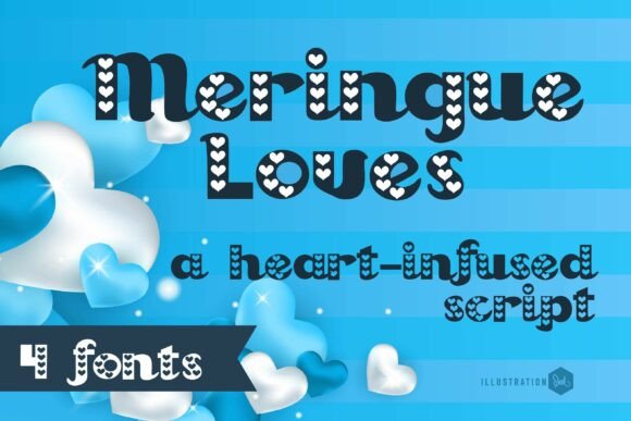 Meringue Loves: A Sweet Decorative Font for Branding