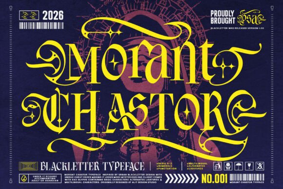 Morant Chastor: A Bold Blackletter Font for Campaigns
