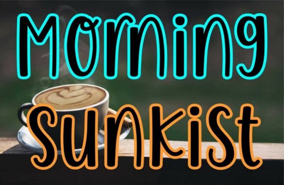 Morning Sunkist: A Fresh Script Font for Web Design