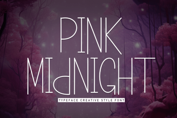Pink Midnight: A Premium Display Font for Brand Identity