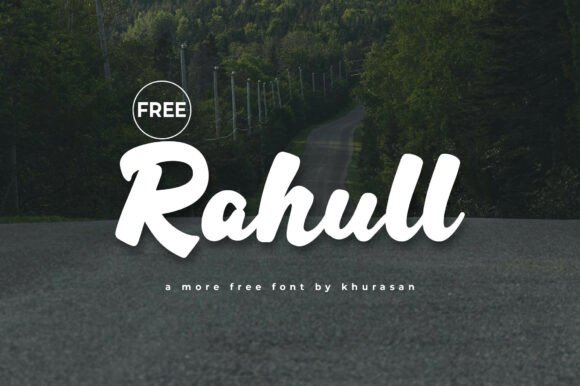 Rahull: A Modern Handwritten Font for Web Design