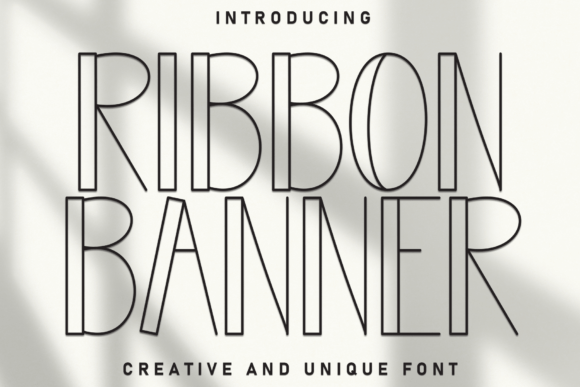 Ribbon Banner: The Perfect Display Font for Campaigns