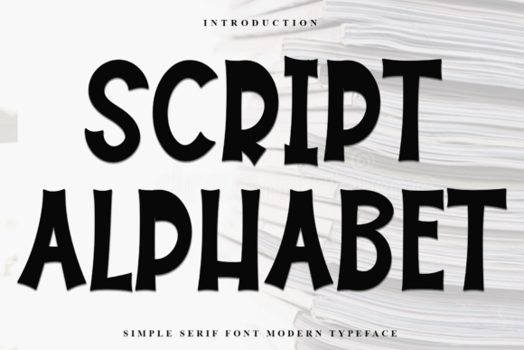 Script Alphabet: A Modern Serif Display Font Review
