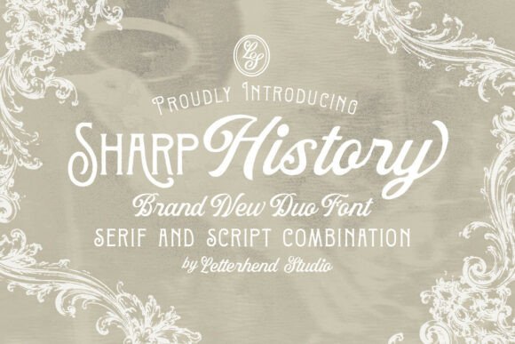 Sharp History: A Vintage Serif Font for Editorial Design