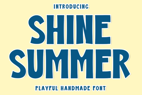 Shine Summer: A Modern Script Font Review