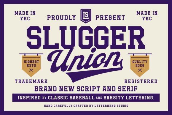 Slugger Union: A Bold Serif Font for Web Design