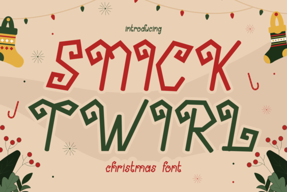 Snick Twirl: A Festive Display Font for Web Design