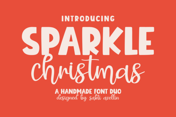 Sparkle Christmas: A Festive Display Font for Editors