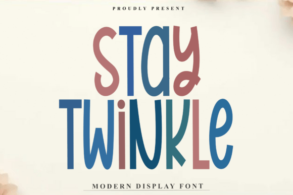 Stay Twinkle: A Rhythmic Script Font for Editorial Design