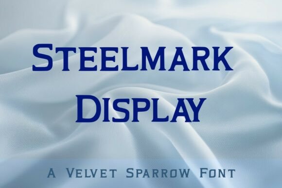 Steelmark Display: A Bold Industrial Typeface for Web
