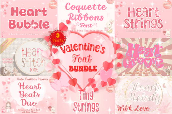 Valentines Font Bundle: The Ultimate Typeface for Creators