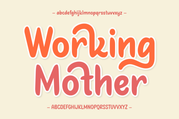 Working Mother: A Warm Script Font for Makers